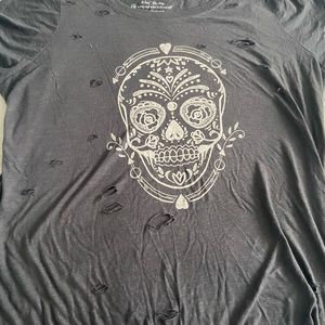 Torrid skull graphic tee